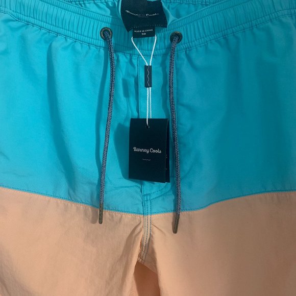 Barney Cools Tea/Peach/Polka Swim Trunks - Picture 5 of 7